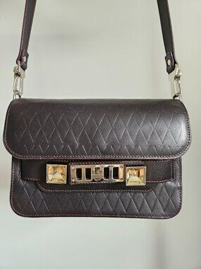 Proenza Schouler PS11 Mini Classic Embossed Leather Crossbody Bag